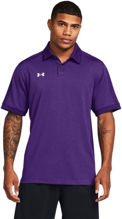 

Under Armour Trophy мужская поло с коротким рукавом, Purple/White, Белый, Under Armour Trophy мужская поло с коротким рукавом, Purple/White