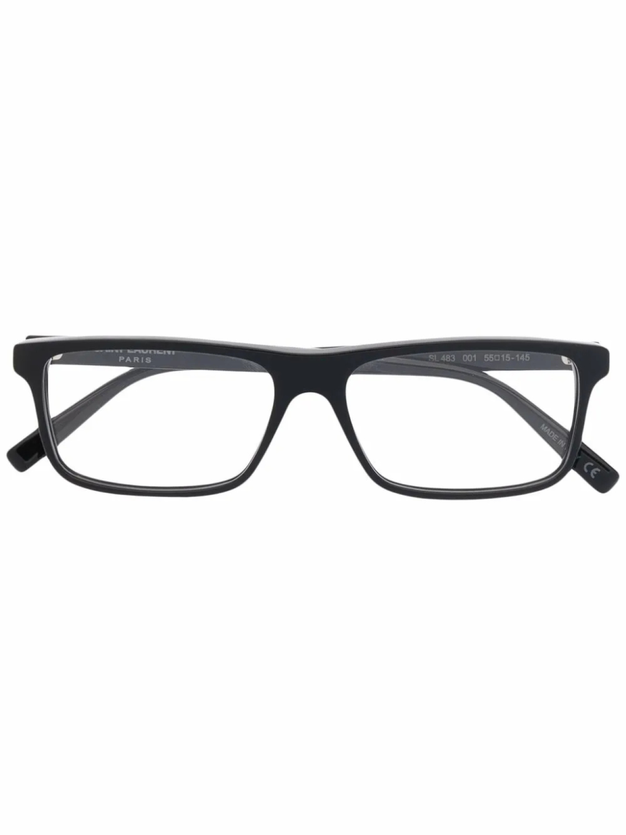 

Очки в квадратной оправе Saint Laurent Eyewear, черный