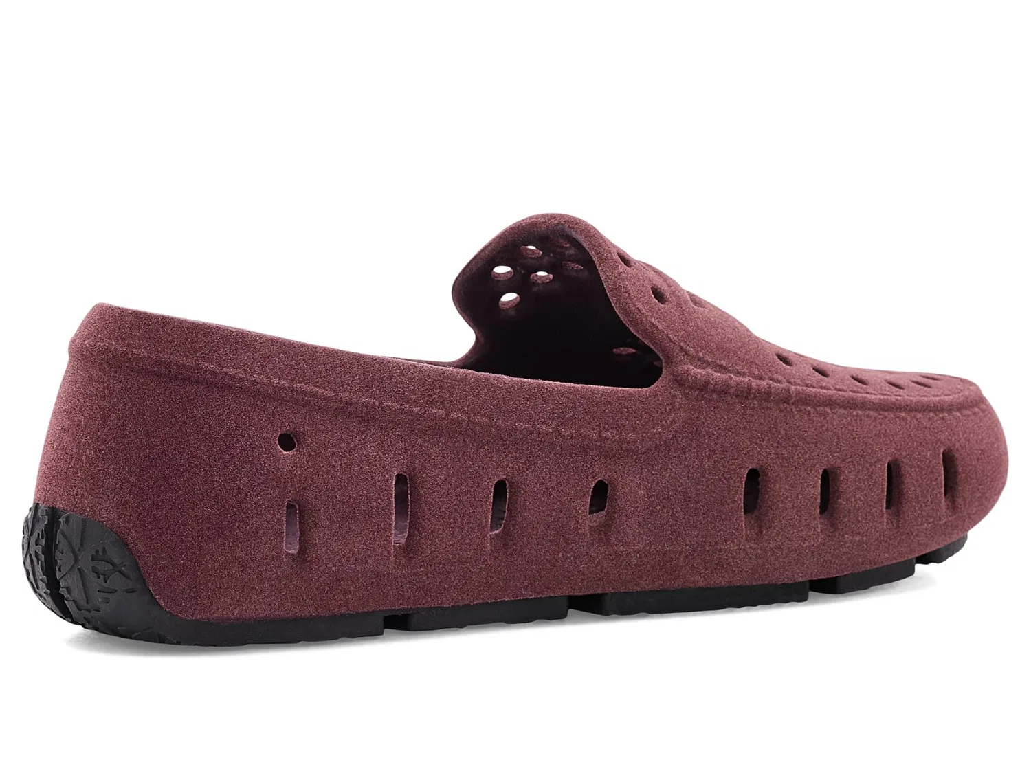 Лоферы Prodigy Faux Suede (для больших детей) Floafers Kids, Maroon Suede/Black — фото 4