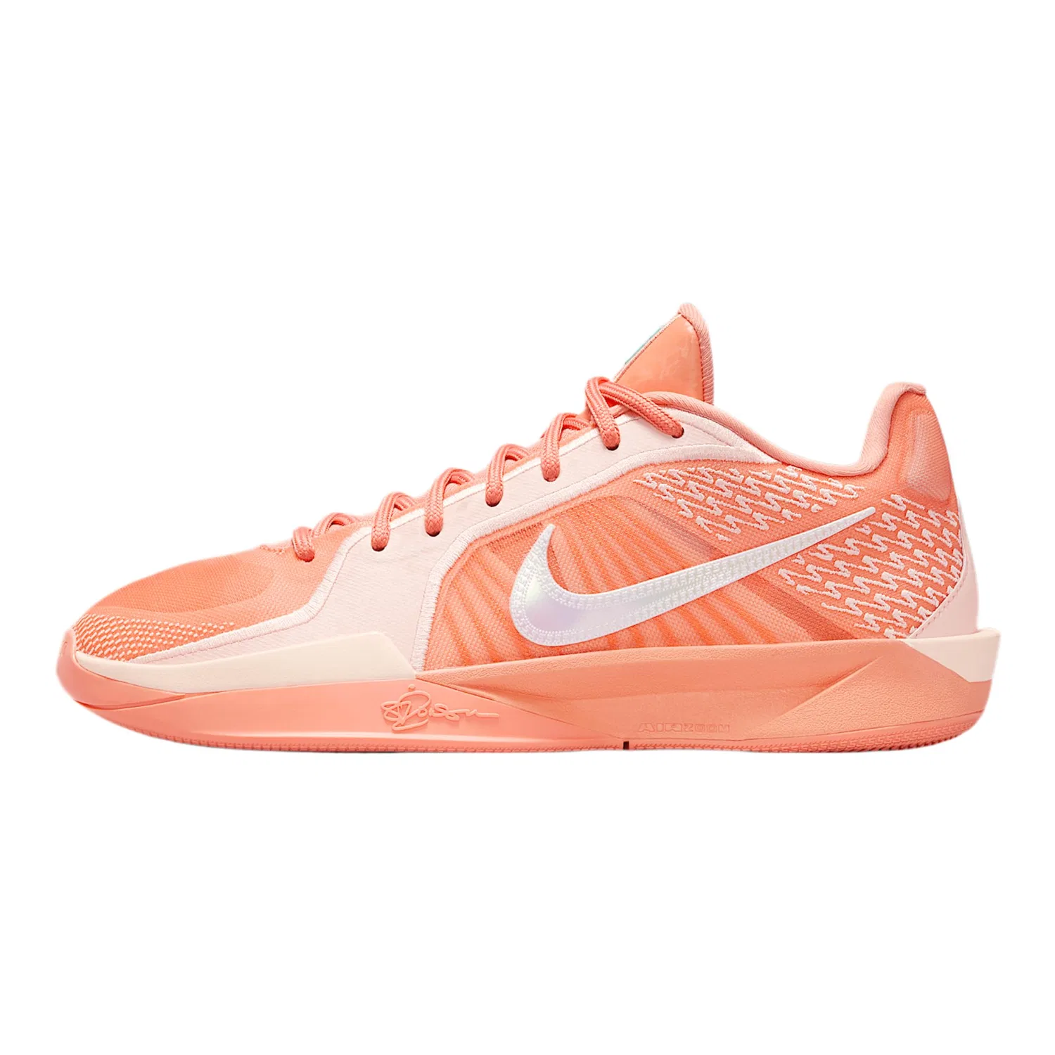 Детские баскетбольные кроссовки с принтом Sabrina 2 NIKE, Aprct Bone Agate Lt Coral