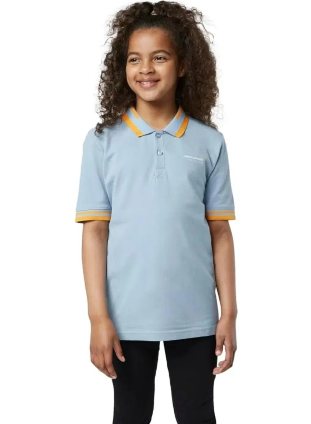 Поло с коротким рукавом Monaco Mclaren, пыльно-синий