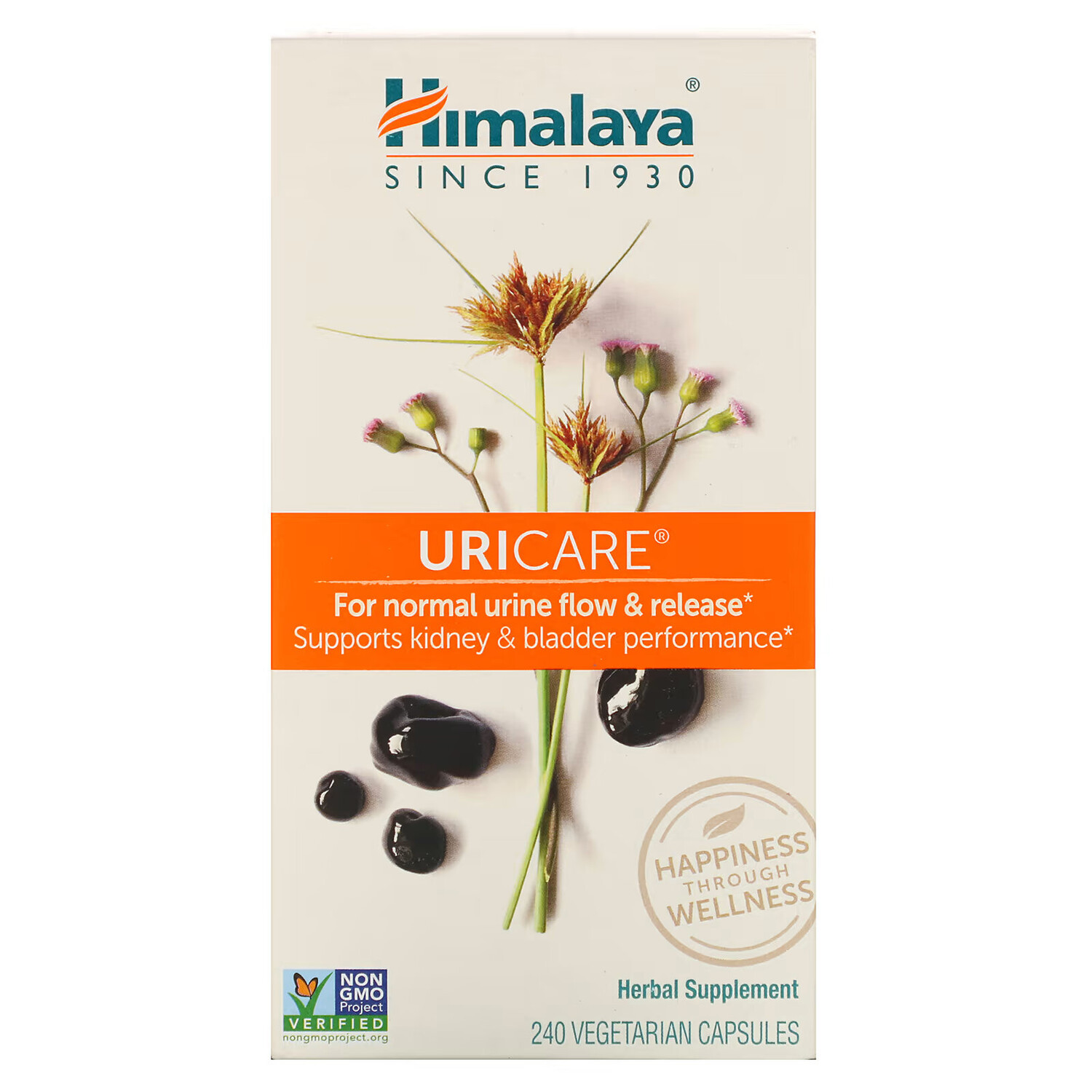 

Himalaya, UriCare, 240 вегетарианских капсул