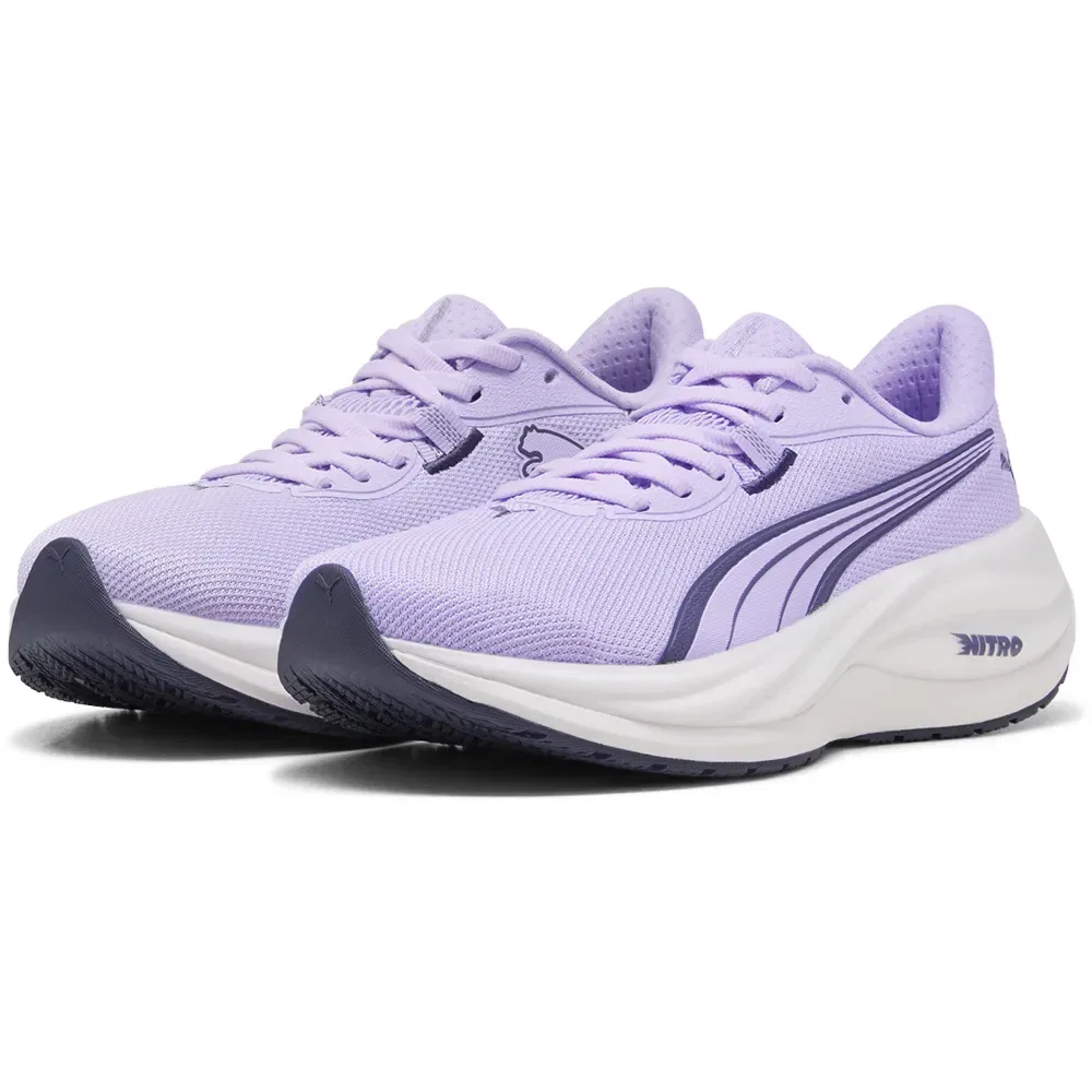 Детские кроссовки для девочек с амортизацией Electrify Nitro 5 Puma, Purple — фото 2