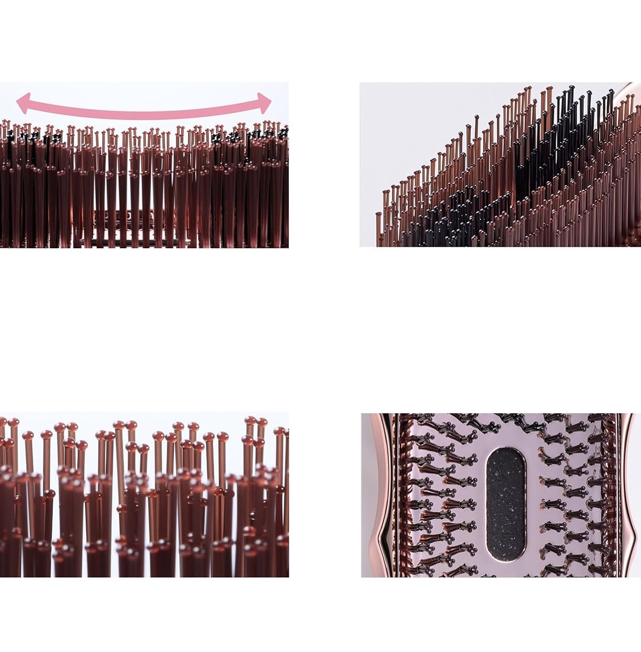 Расческа массажная ReFa Ion Care Brush Premium, black — фото 2