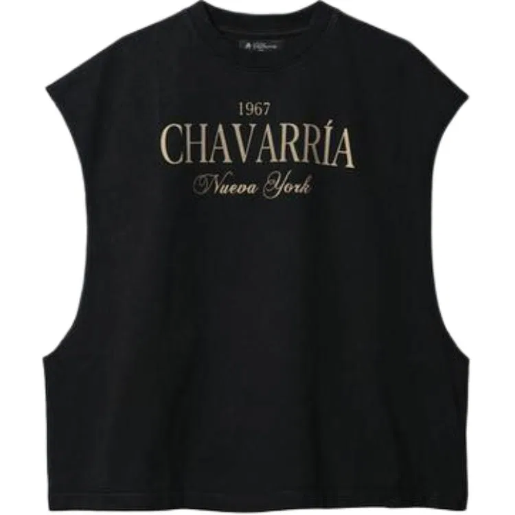 Мужской топ-майка Willy Chavarria SS26, ZARA, Black