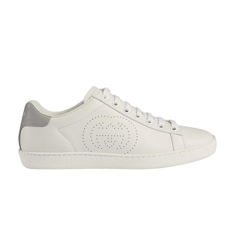 

Кроссовки Gucci Ace 'Interlocking G - White Grey', белый