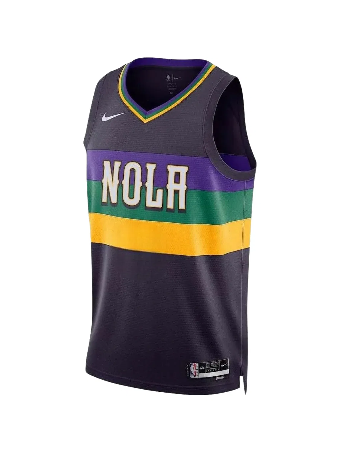 Топ NBA New Orleans Pelicans City Swingman Nike, фиолетовый