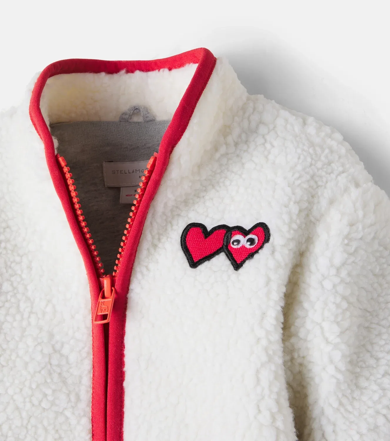Легкая куртка хлопковая Stella Mccartney Kids, белый — фото 4