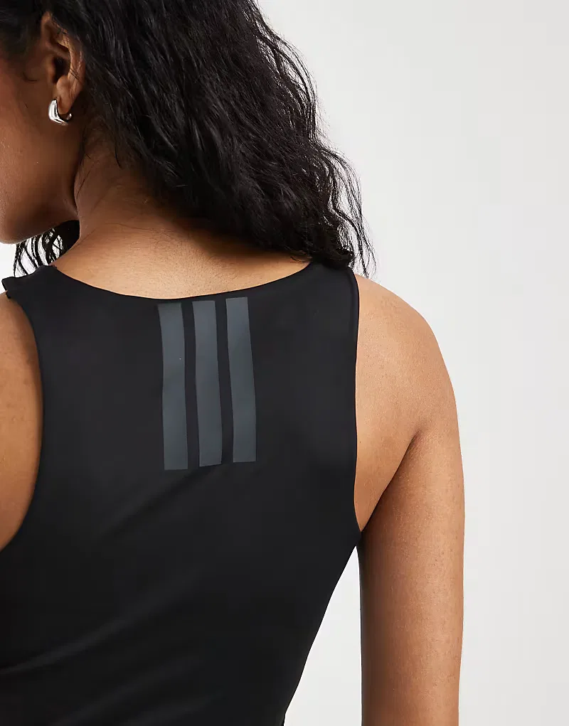 Майка-борцовка с вырезом Yoga All Me Adidas Training, черный — фото 2