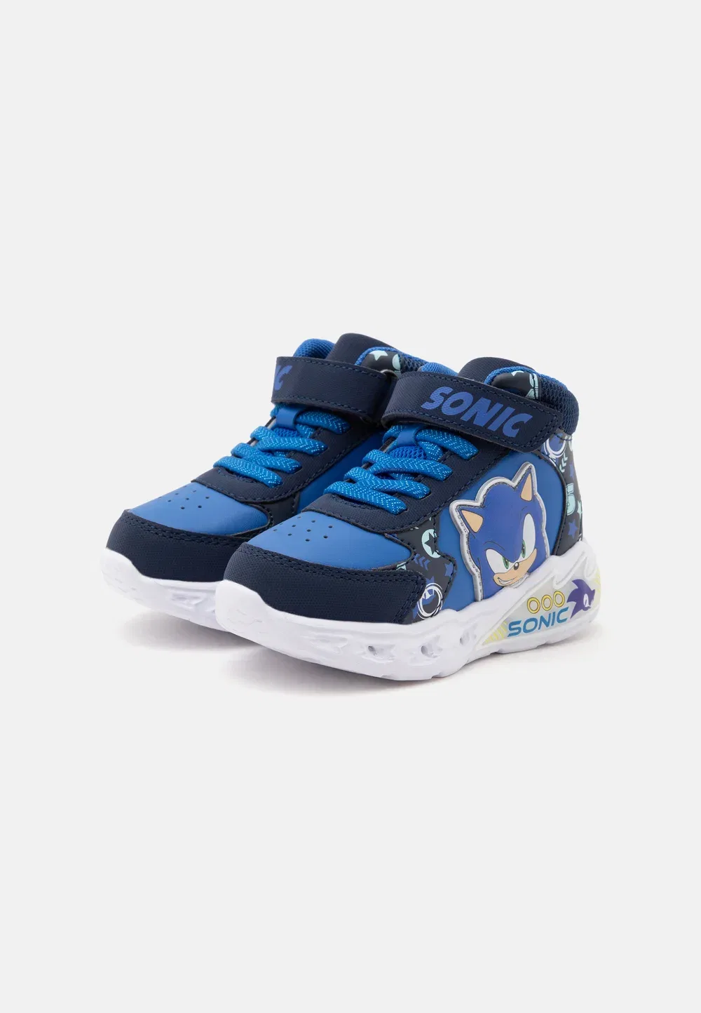 Звуковые мигающие кроссовки - высокие кроссовки Friboo, Blue — фото 2
