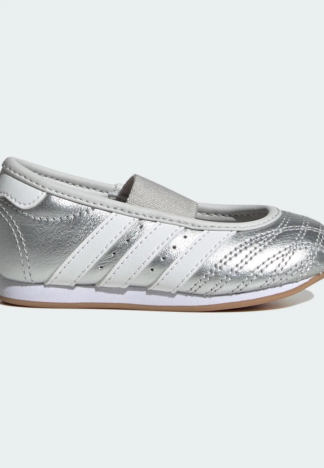Кроссовки Adidas Originals Taekwondo серебристого цвета — фото 4
