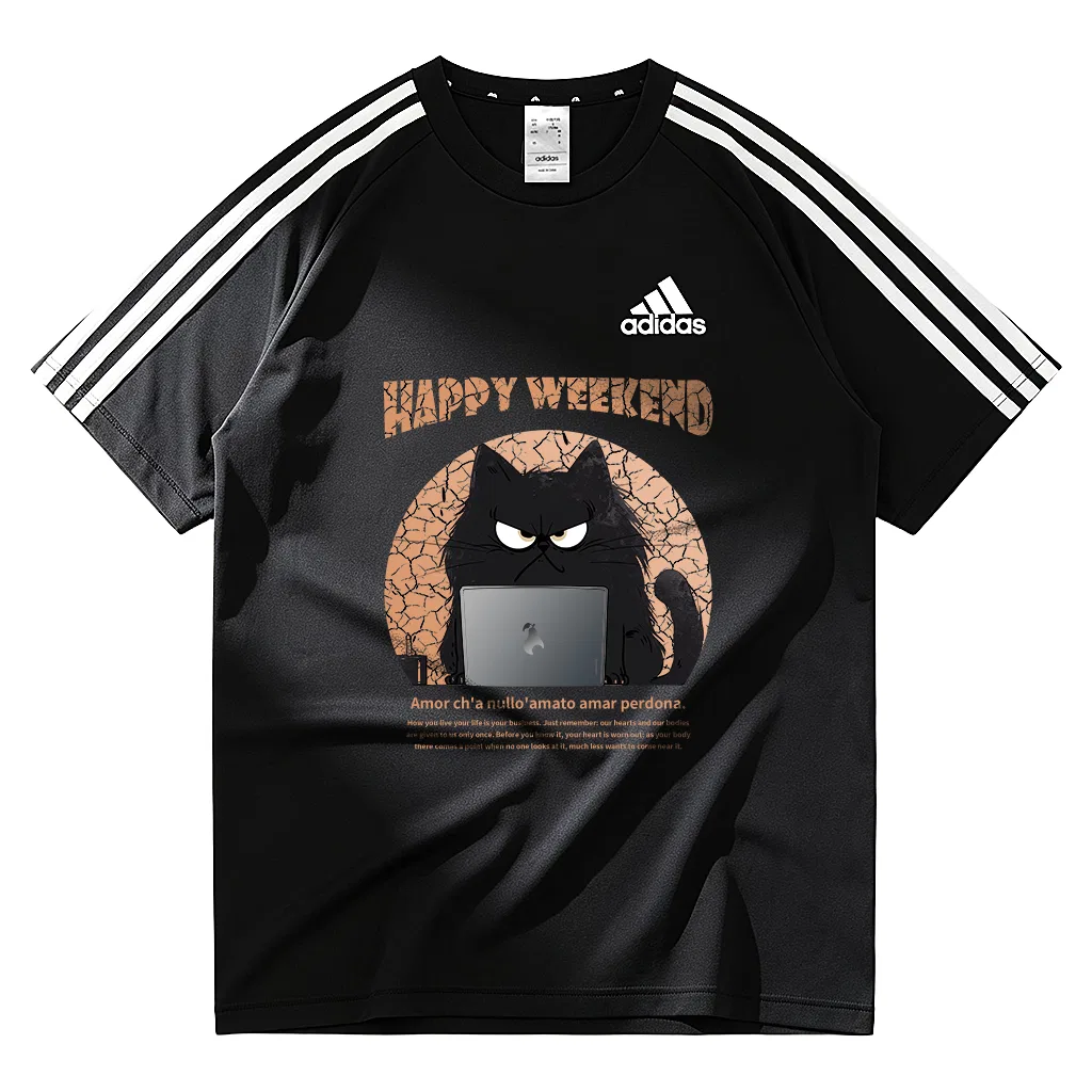 Мужская футболка с длинным рукавом Football T Shirts Adidas, Black