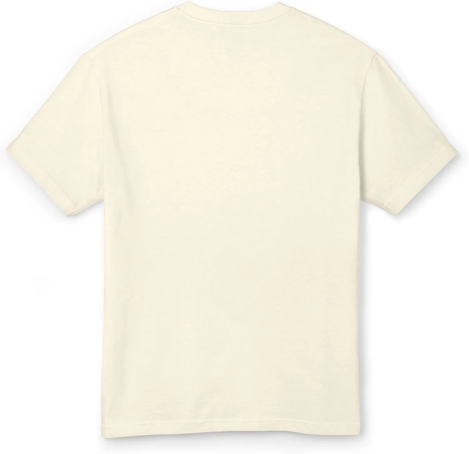 Футболка с принтом Little Owl Heavyweight Cotton Tee American Apparel 1301gd, Faded Cream — фото 2