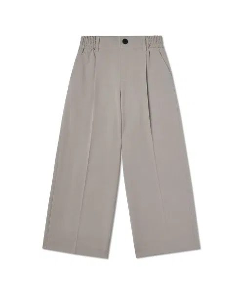 Детские широкие брюки с широкой резинкой Light Beige MUSINSA STANDARD KIDS — фото 2