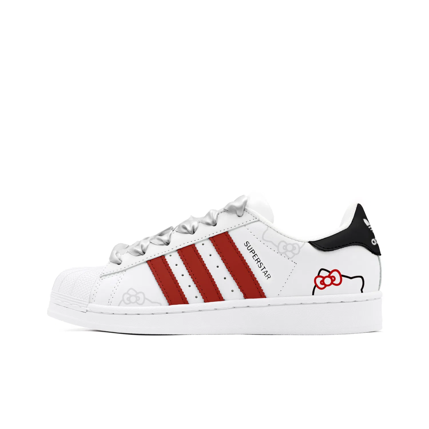 Детские кеды для скейтбординга Superstar 2, Adidas Originals, Red