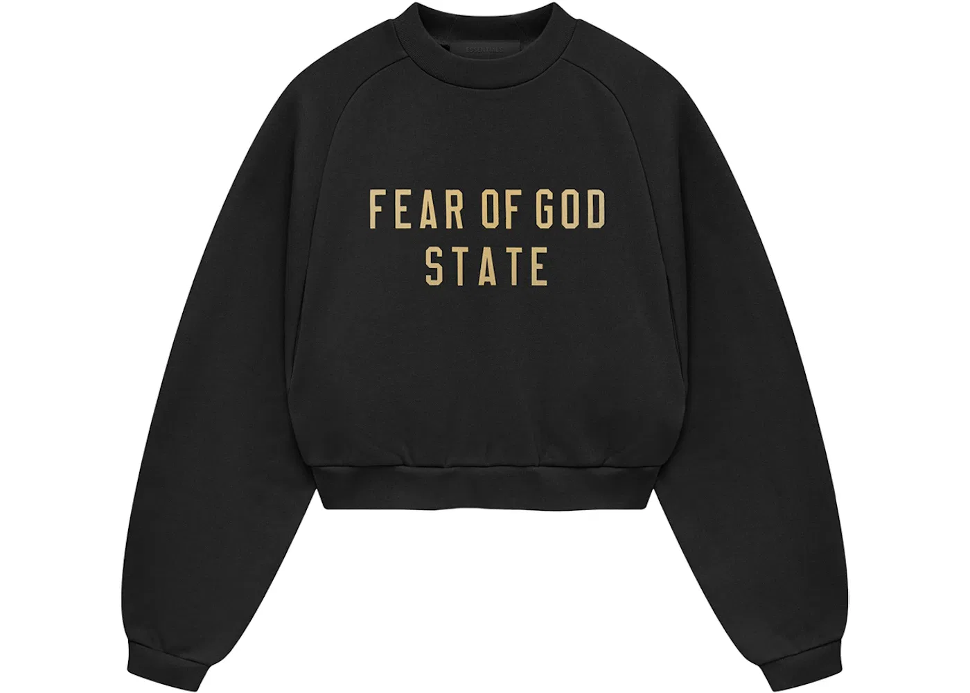 Женский свитшот с длинным рукавом Crewneck Fear of God, Black