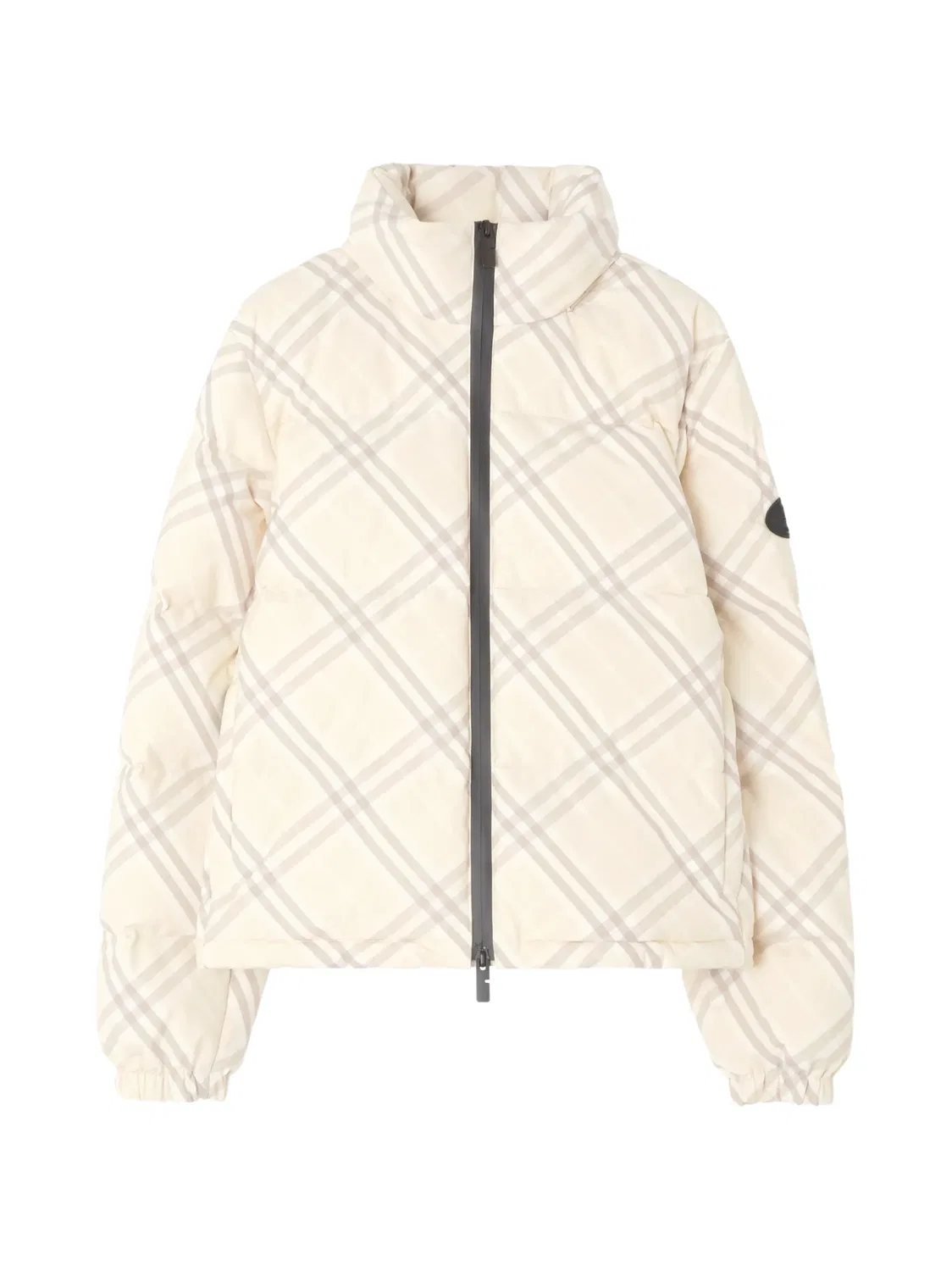 Пуховик Ambleside в клетку Burberry, нейтральные