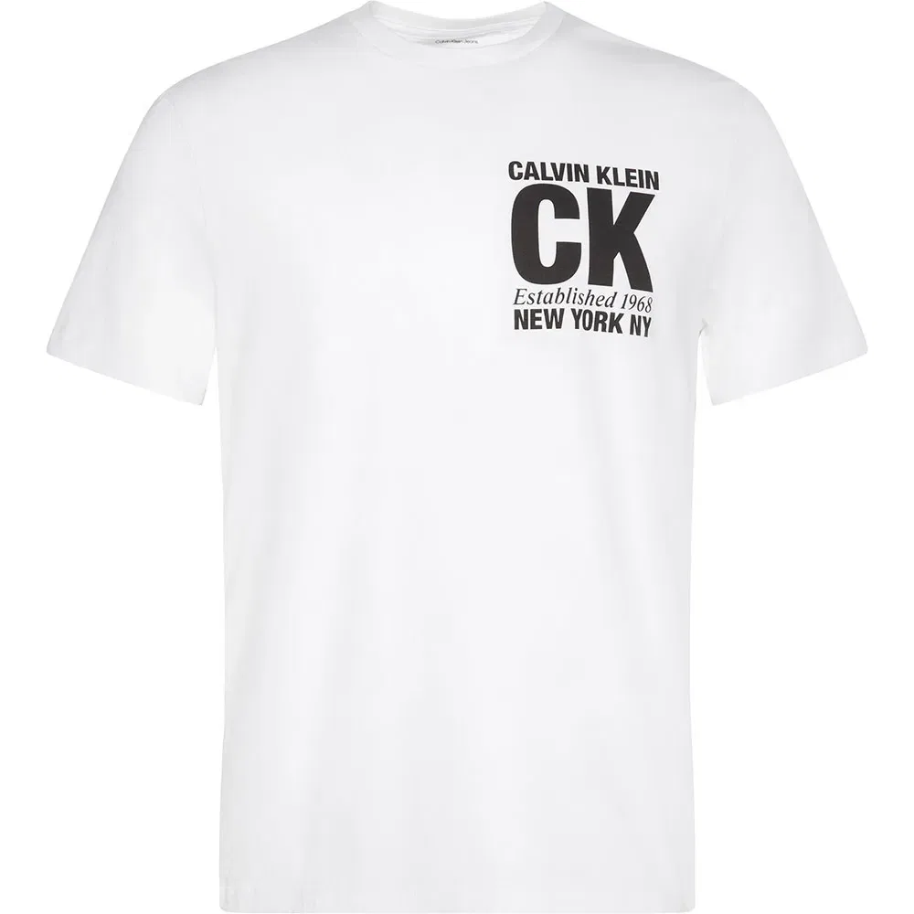 Футболка с коротким рукавом Corner Calvin Klein, белый