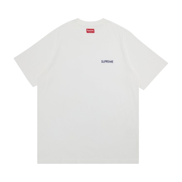 

Футболка Supreme Washed Capital Short-Sleeve Top 'White', белый