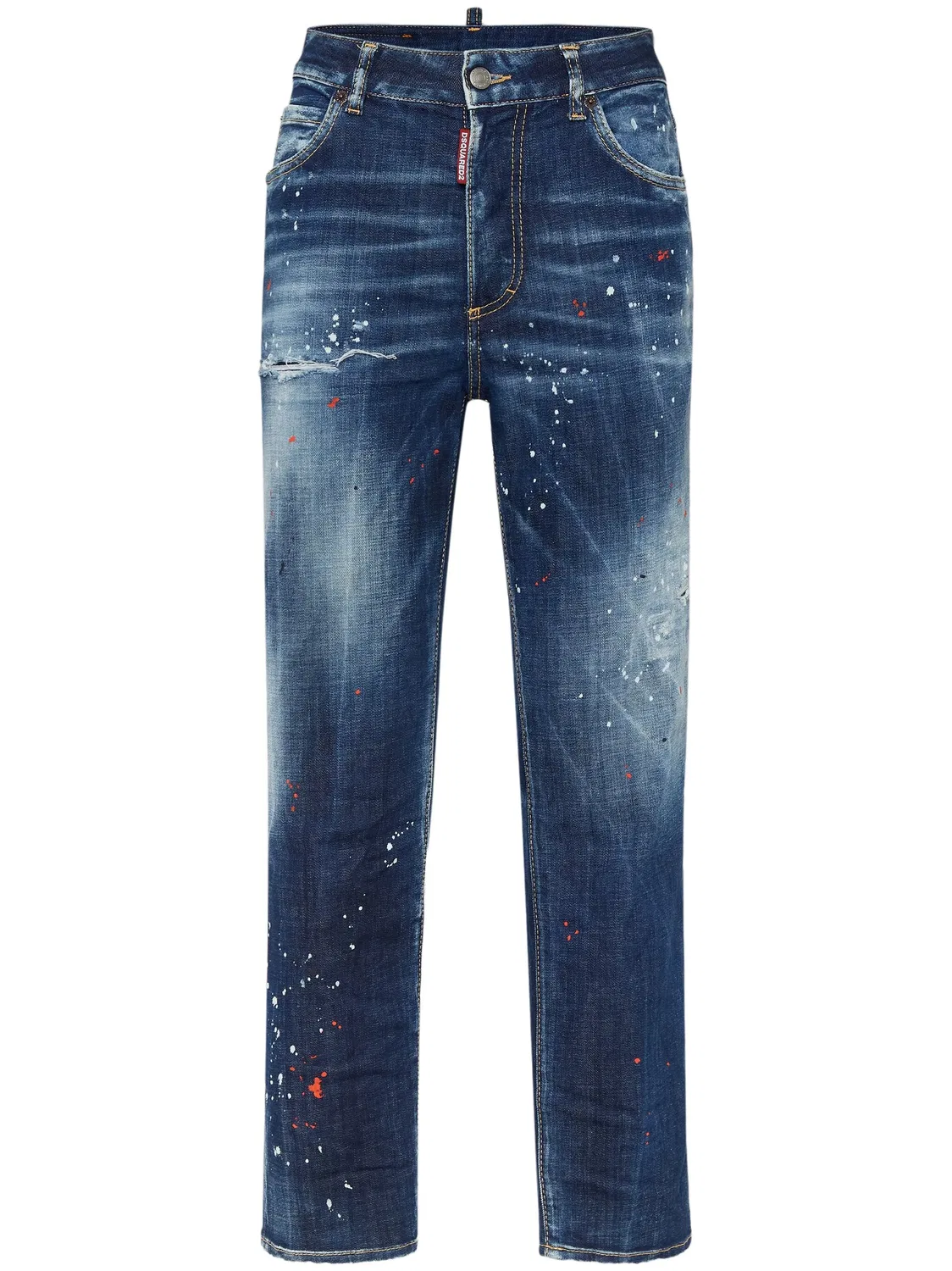 DSQUARED2 Джинсы прямого кроя, синие