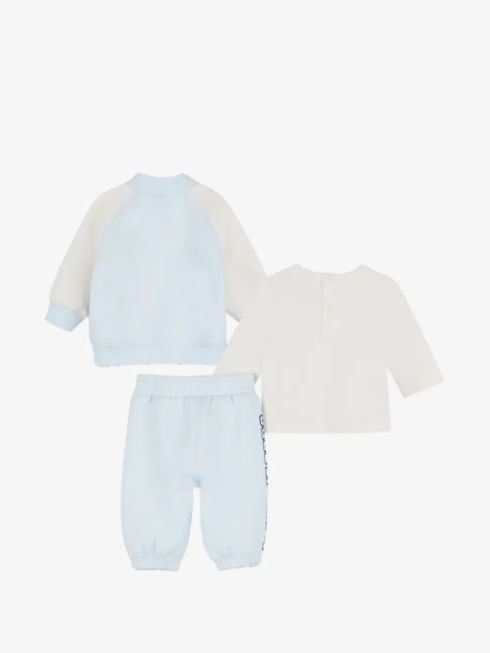 Спортивный костюм с нашивкой-логотипом Marc Jacobs Kids, синий — фото 2