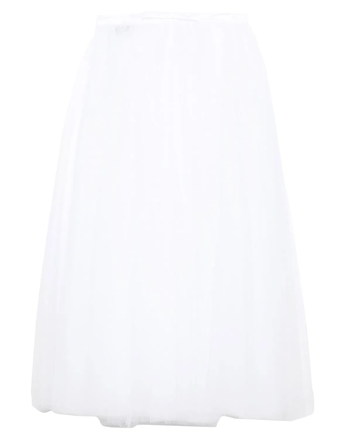 Детская юбка для девочек сатиновая Miss Blumarine, белый