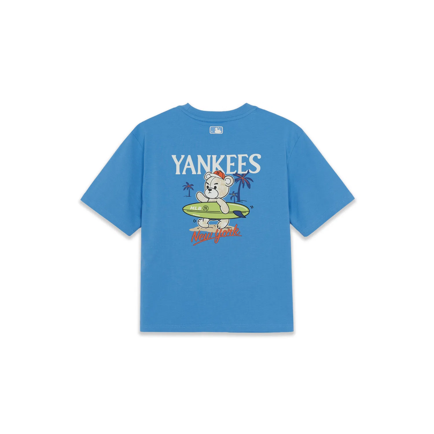 Футболка с круглым вырезом, MLB KIDS, Sky Blue — фото 3