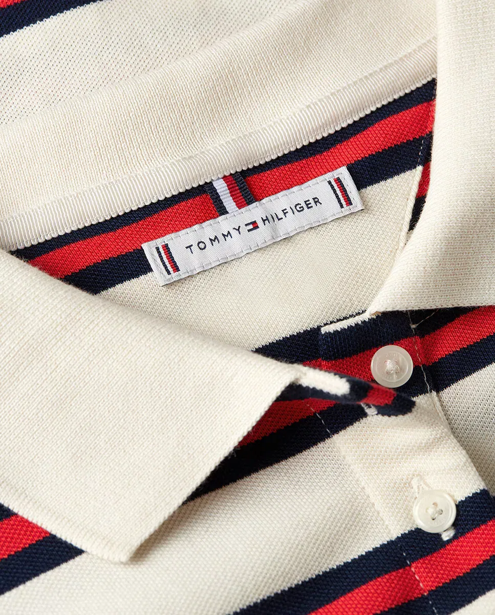 Женское поло с длинным рукавом Tommy Hilfiger, Rojo — фото 3