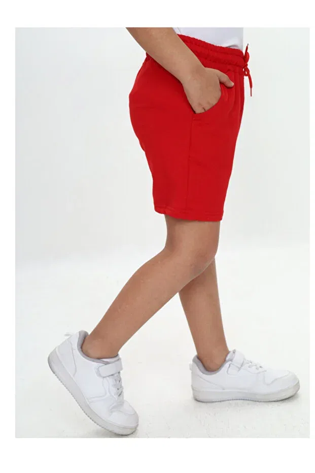 Детские шорты для девочек хлопковые My Kids Wear, Red