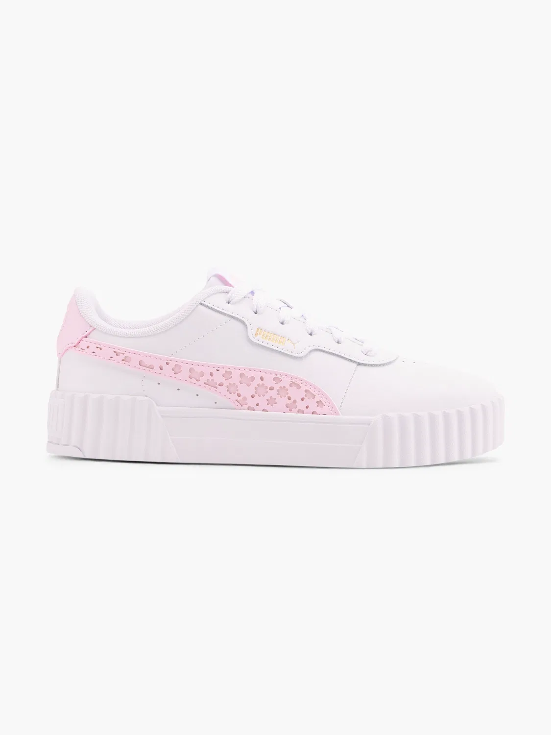 Детские кроссовки PUMA CARINA 3.0 BLOSSOM JR, белый