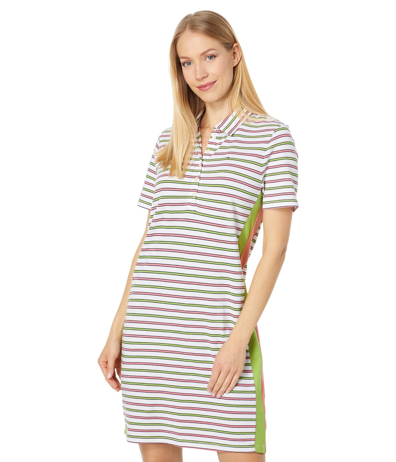 

Платье Tommy Hilfiger, 1/4 Zip Polo Dress Stripe