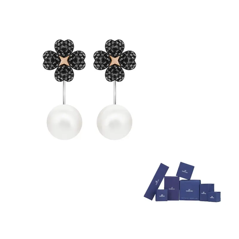 

Swarovski Серьги из смешанного металла женские черные