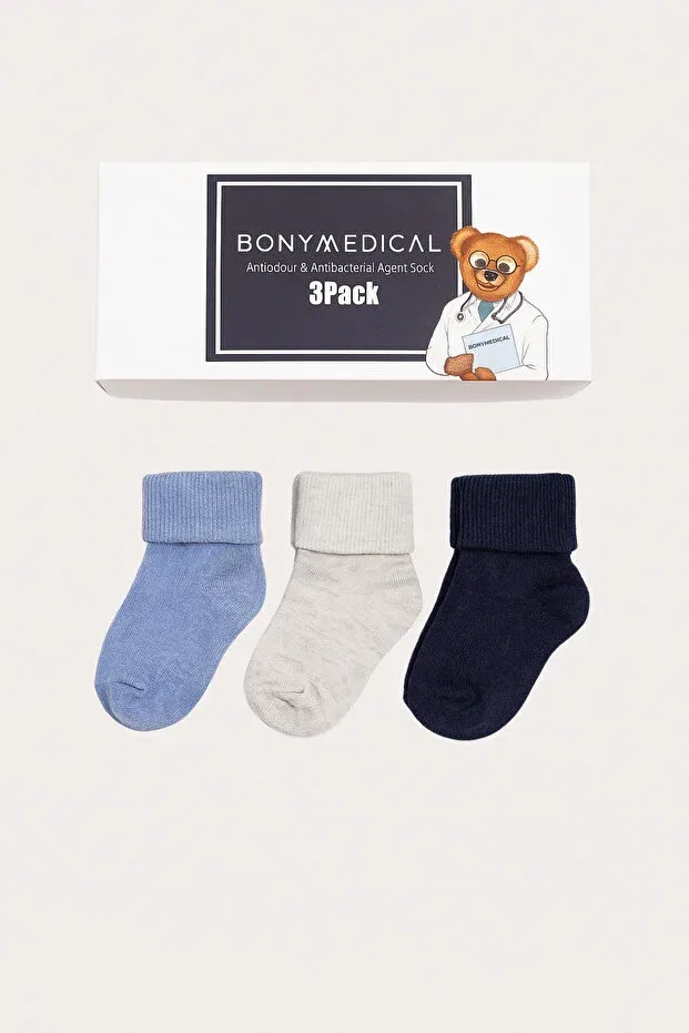 Детские носки для новорожденных хлопковые Katia&Bony, Blue Mix — фото 4