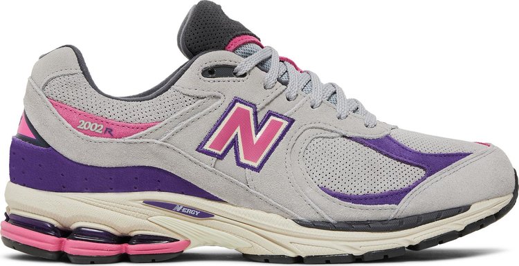 Кроссовки New Balance 2002R 'Rain Cloud Prism Purple', серый - фото