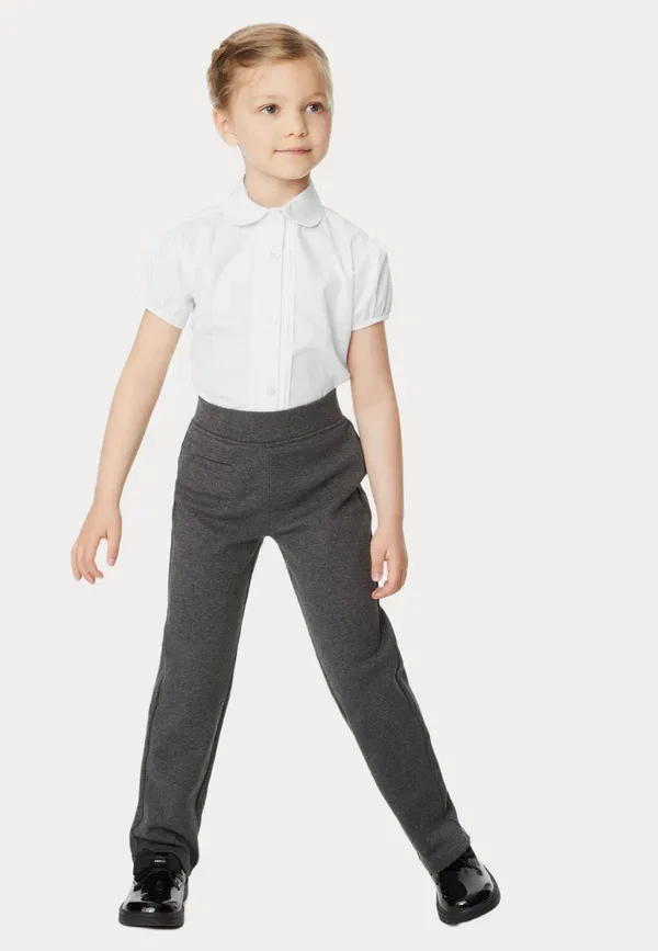 Комплект из 2 блузок, немнущаяся, button-down blouse, Marks & Spencer, белый