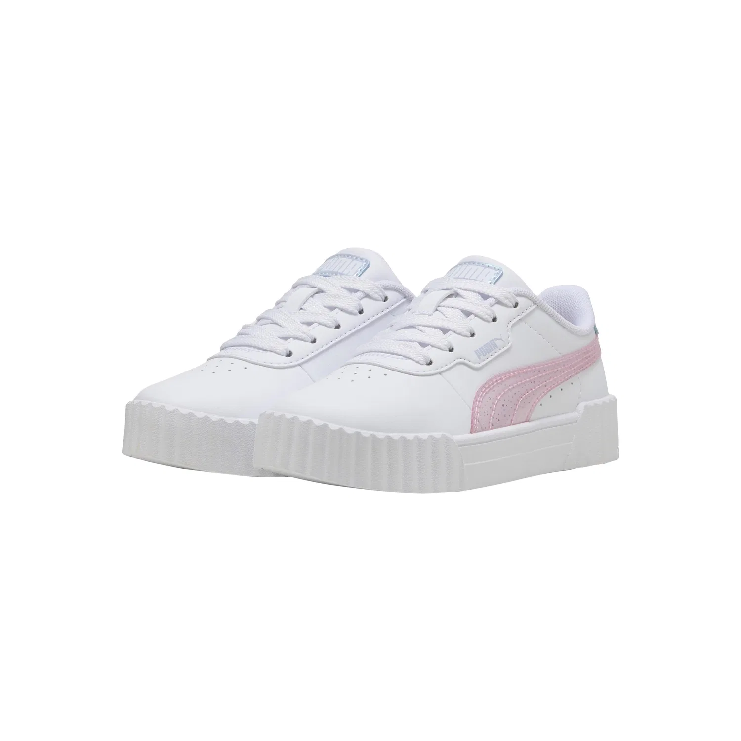 Детские кроссовки с принтом Carina 3.0 Blurry Dreams Puma, Weiss — фото 3