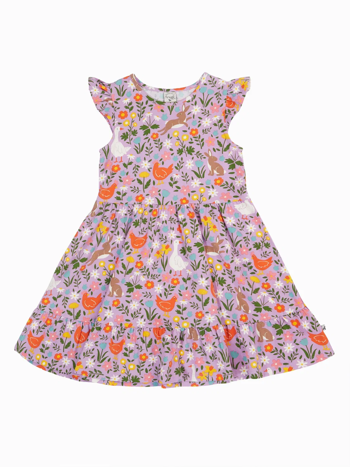 Платье скейтер Olivia Frugi, фиолетовый — фото 2