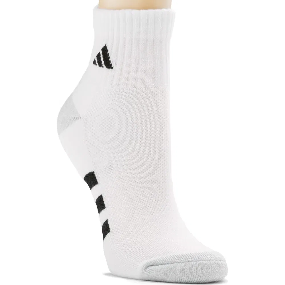 Детские носки средней толщины комплект из 6 пар Adidas, White/Black/White — фото 2