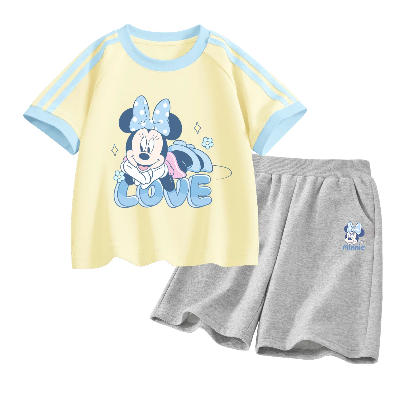 Детский спортивный костюм Casual Sportswear 2 Piece Set Disney, Di Sweet Pany Honey+Di L Cute Nini K Gray