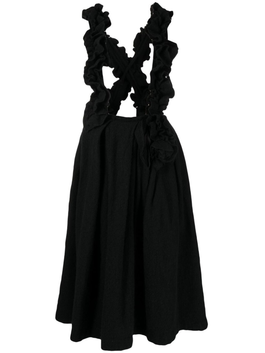 

Comme Des Garçons Comme Des Garçons платье-сарафан с оборками, черный