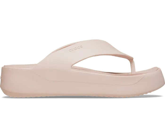 Шлепанцы на платформе Getaway Crocs женские, цвет Quartz