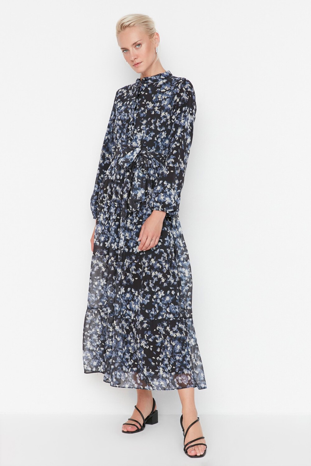 

Платье - Черное - Базовое Trendyol Modest, черный