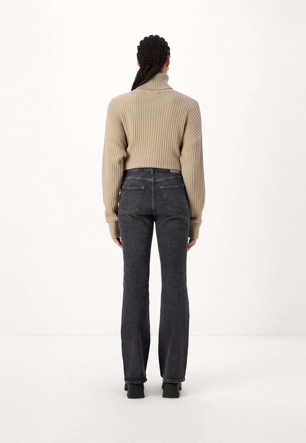Джинсы с небольшим расклешенным низом JXTURIN BOOTCUT JJXX, цвет Grey Denim — фото 2