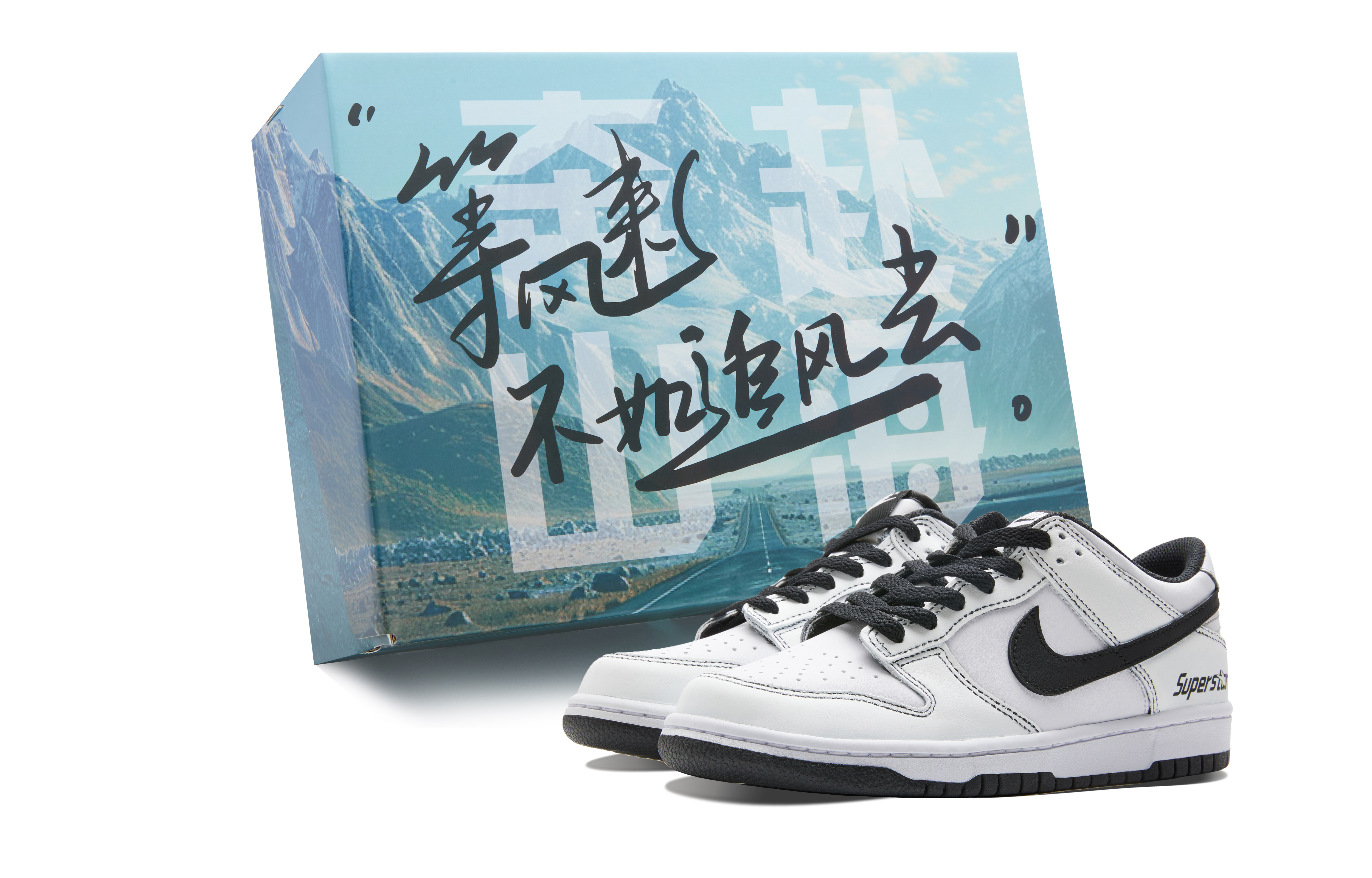 

Nike Подростковые кроссовки для скейтбординга Dunk с низким верхом, устойчивые к износу и скольжению, белые, черные