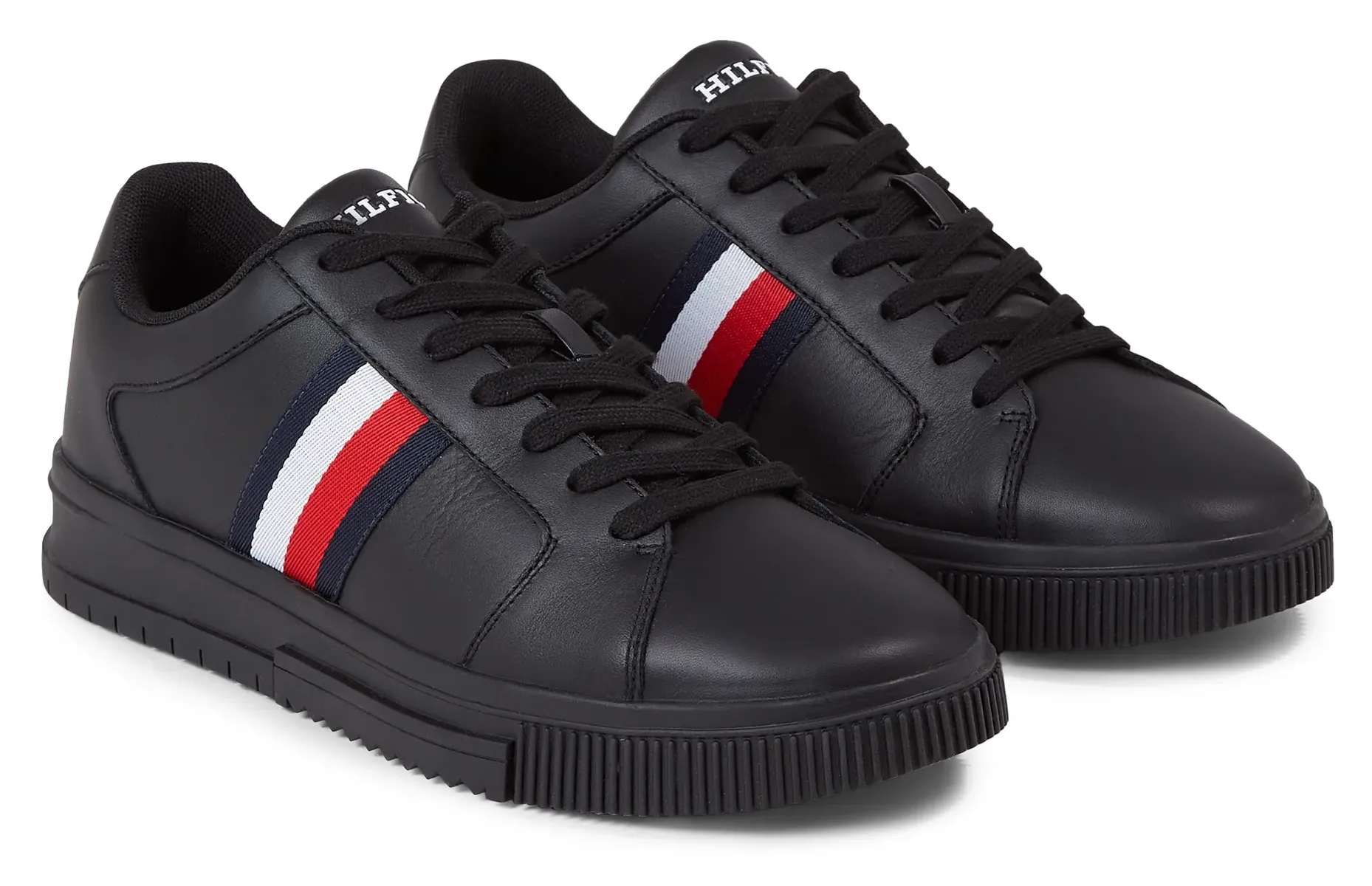 

Кроссовки Tommy Hilfiger "SUPERCUP LTH STRIPES ESS", черный