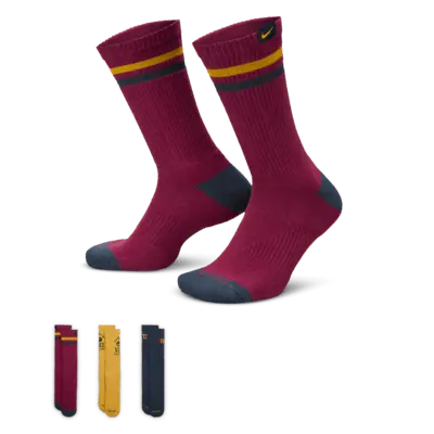 

Носки Nike Everyday Cushioned Crew (3 шт), разноцветный