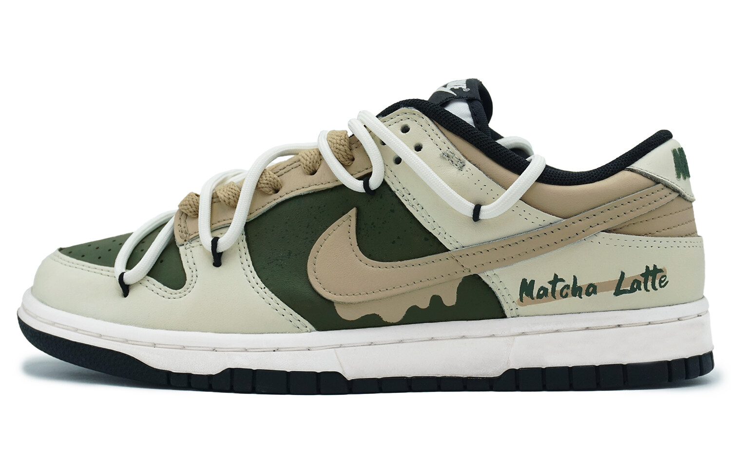 

Кроссовки Nike Dunk Skateboard Shoes Men Low-Top Green Yellow