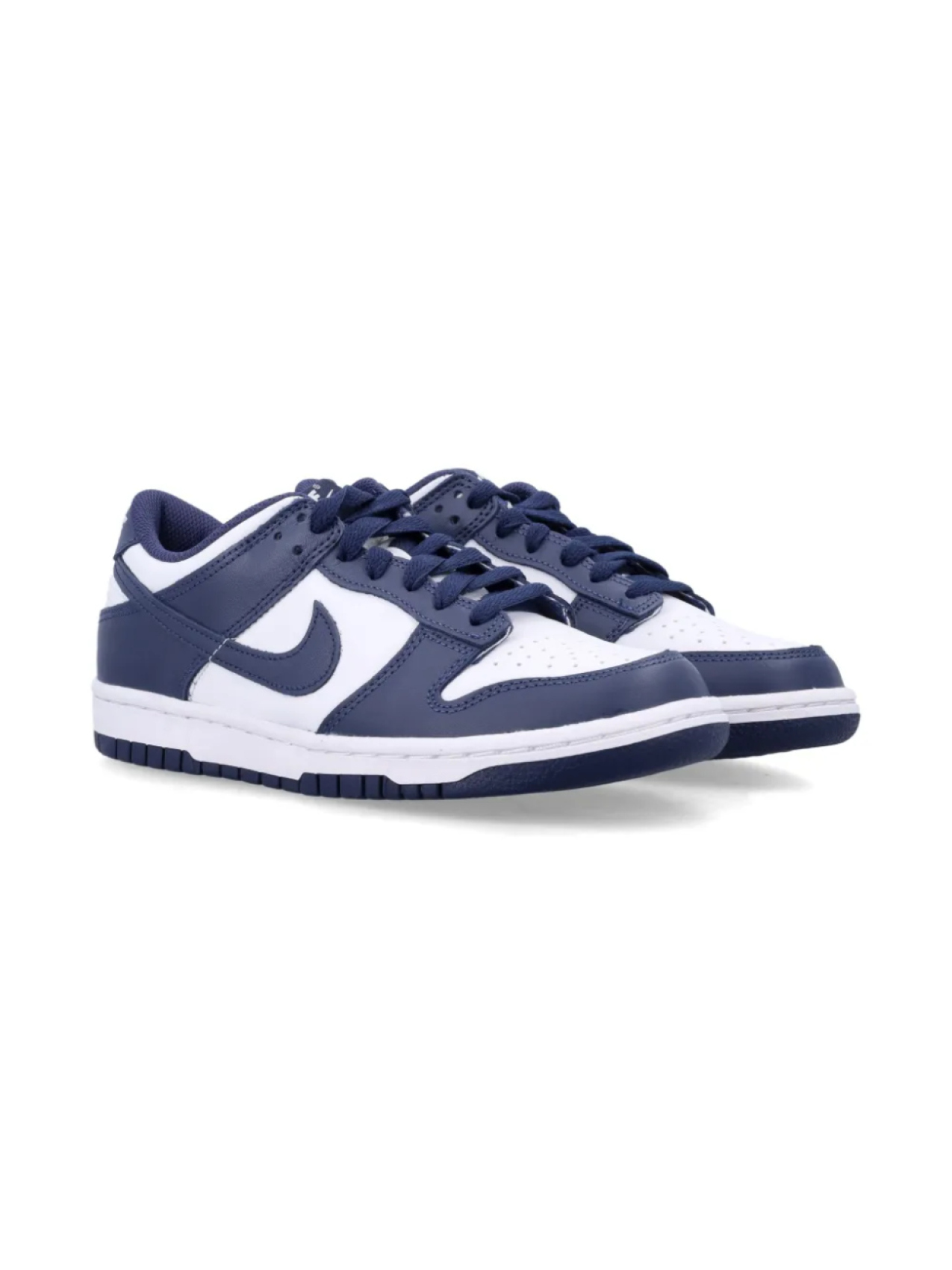 

Кроссовки Dunk Low "White/Midnight Navy" Nike Kids, синий