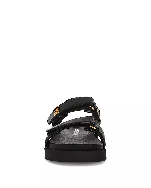 Сандалии Jmona для девочек - для малышей и для взрослых Steve Madden, черный — фото 4
