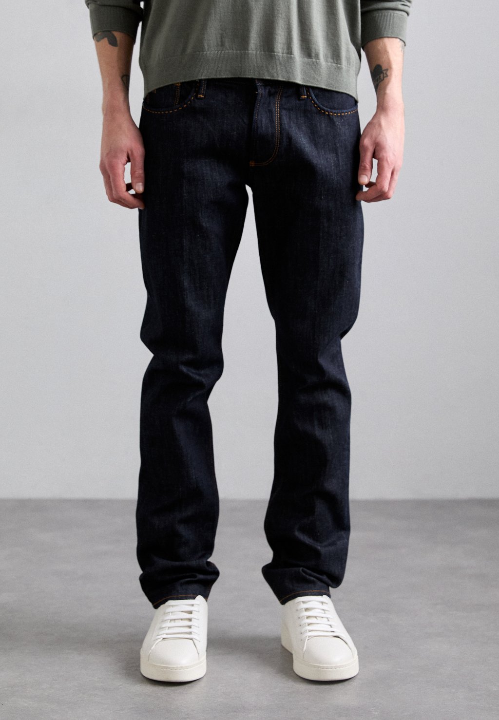 

Джинсы облегающего кроя 5 POCKETS PANT Emporio Armani, деним